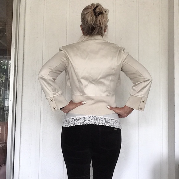 ST. JOHN SPORT ZIP FRONT EMBELLISHED JACKET SMALL - Picture 6 of 16